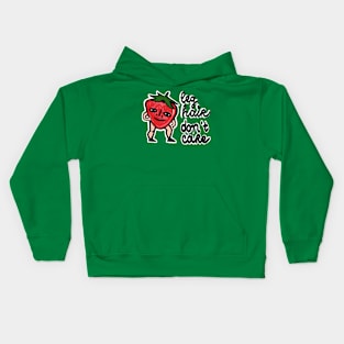 This strawberry is into body positivity Kids Hoodie